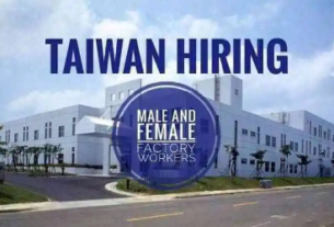 JOBS IN TAIWAN 2021