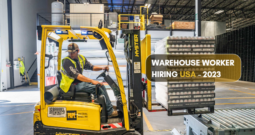 Warehouse Worker hiring in USA 2023
